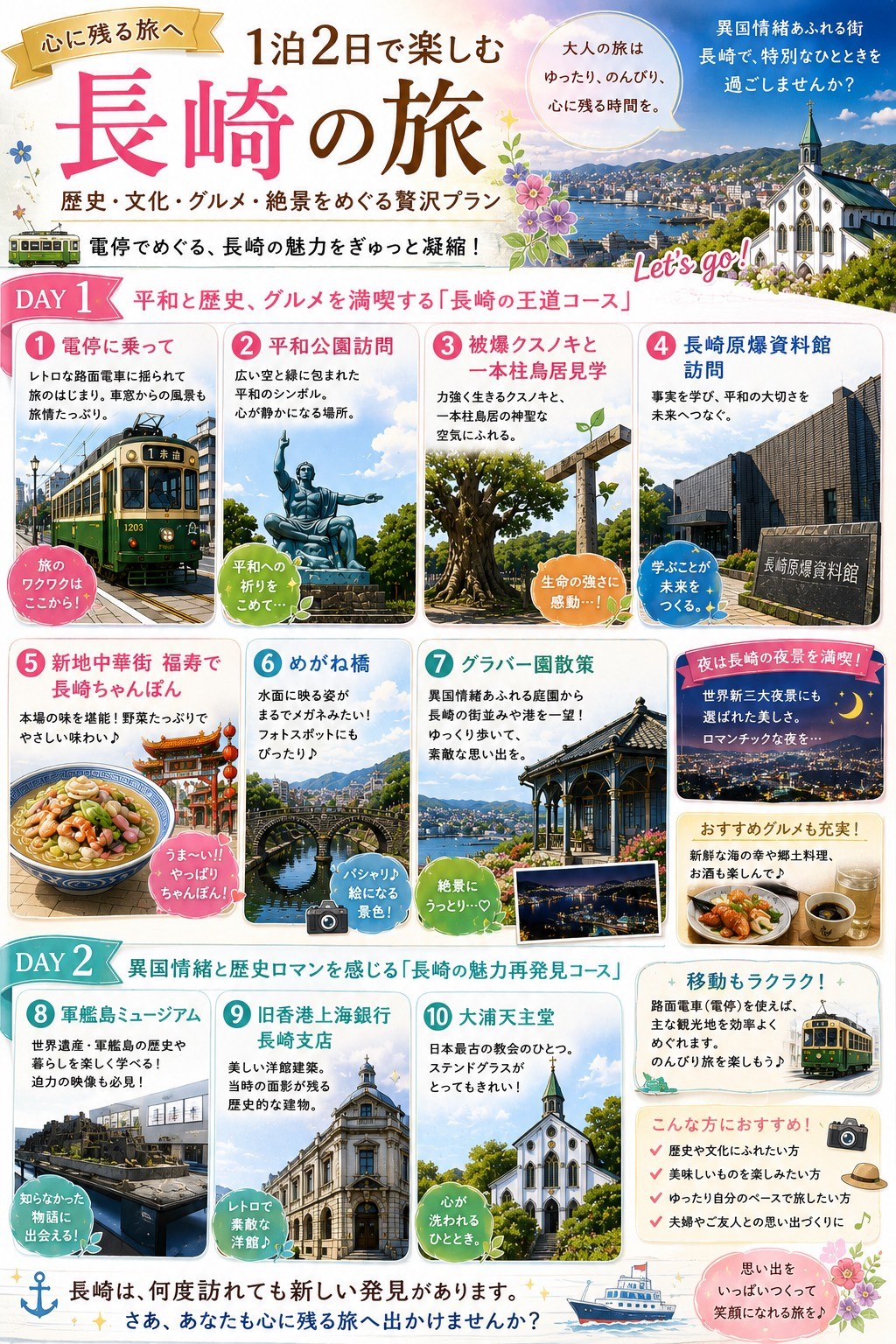 長崎 1泊2日プラン